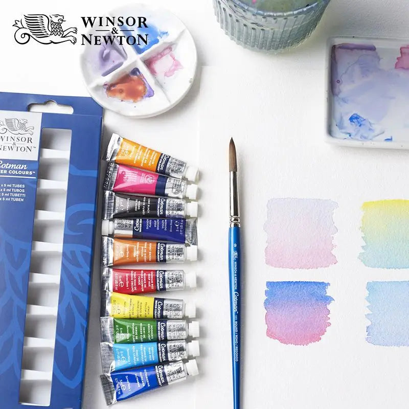 Winsor & Newton Cotman Watercolour Paint Set, 10/20 Colors, 5ml Tube Water Color Painting Art Painting Supplies