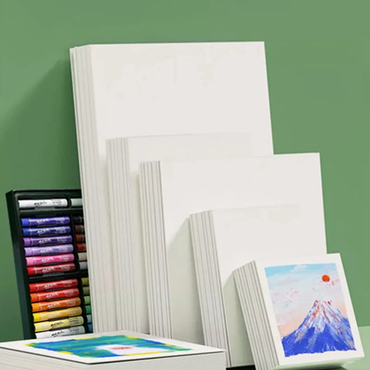 300g Thickened Oil Pastel Paper 10*10/10*15/A5 Oil Painting Paper Clip Frame Loose-leaf  Album For Painting Art Supplies