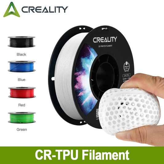 1KG Creality Flexible TPU 3D Printer Filament 3D Printing Material 1.75mm 95A Shore Hardness and Good Layer Bonding Performance