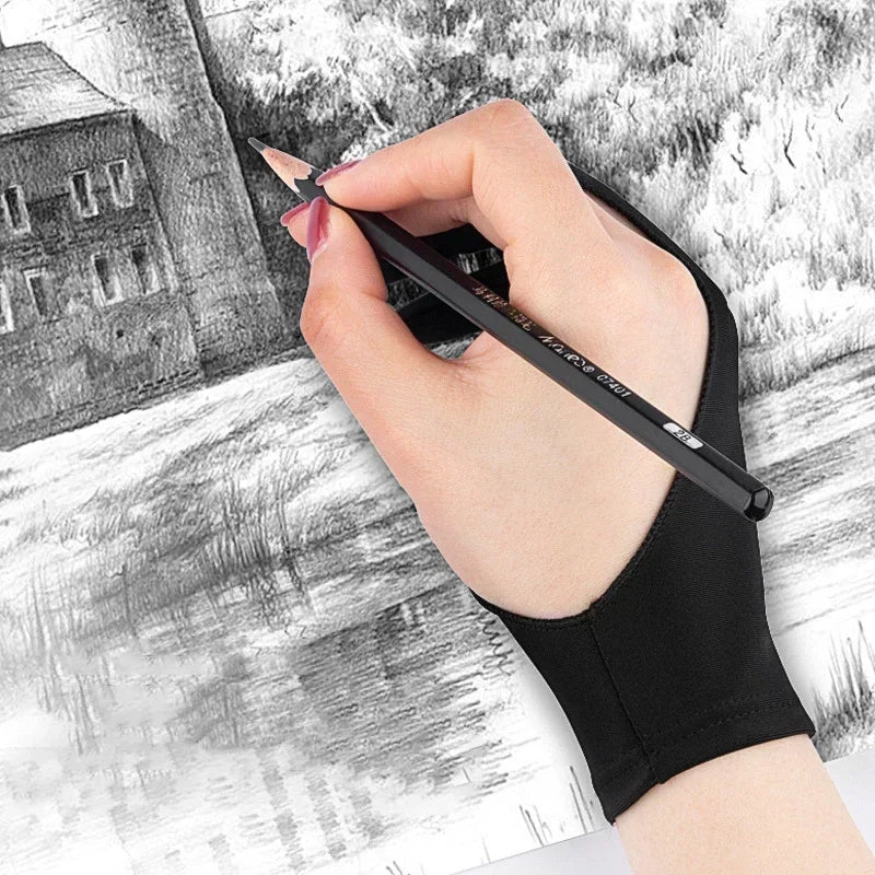 Two-Finger Drawing Gloves