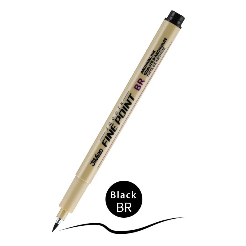 Line Drawing Pen Art Pigment Ink Drawing Waterproof Art Architecture School Supplies Paint Brushes Pinceles Painting Supplies