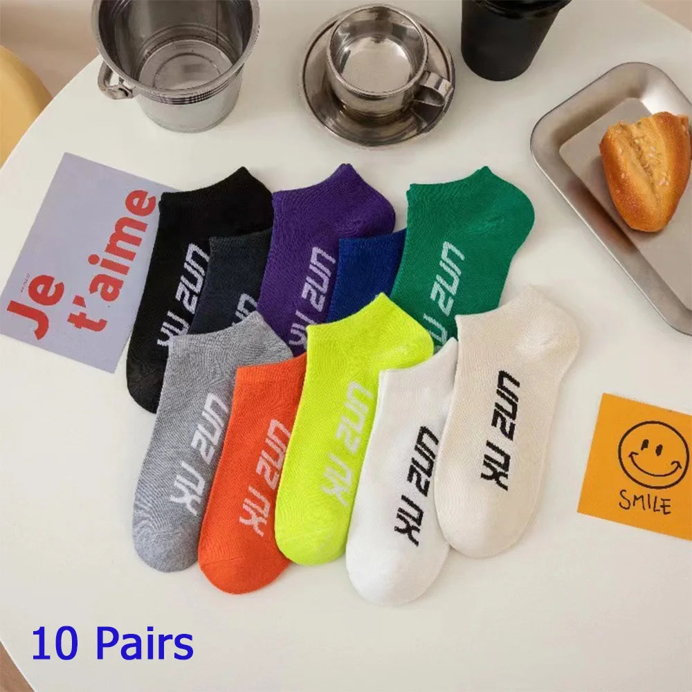 8 Pairs Women/Men Boat Socks