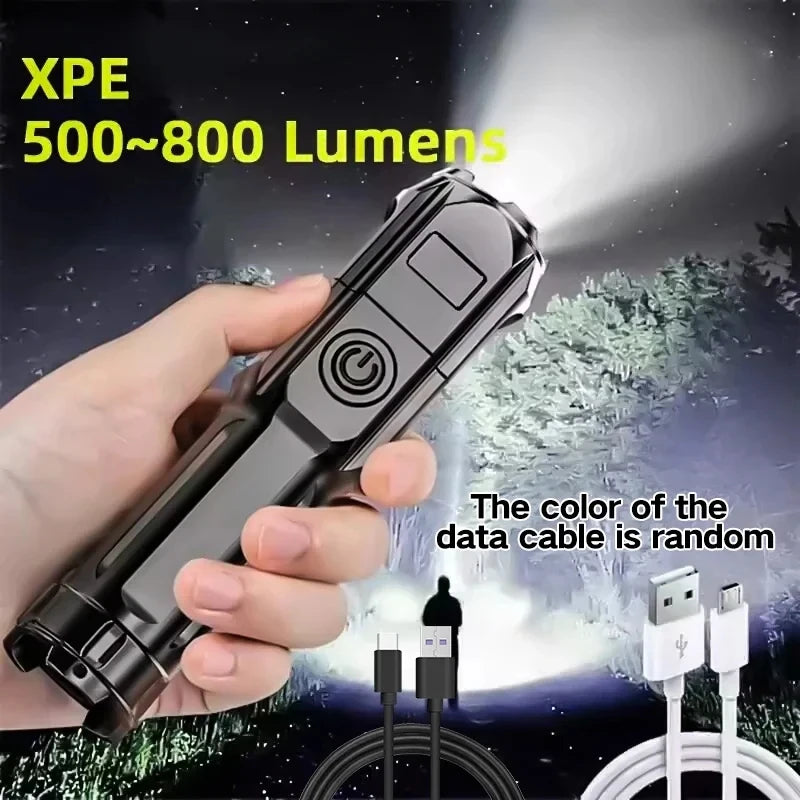 4 Lighting Mode Strong LED Flashlight