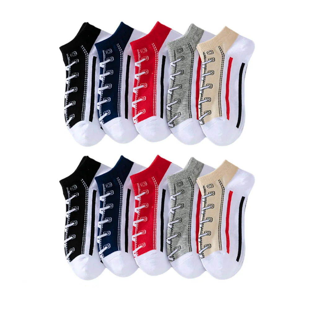 8 Pairs Women/Men Boat Socks