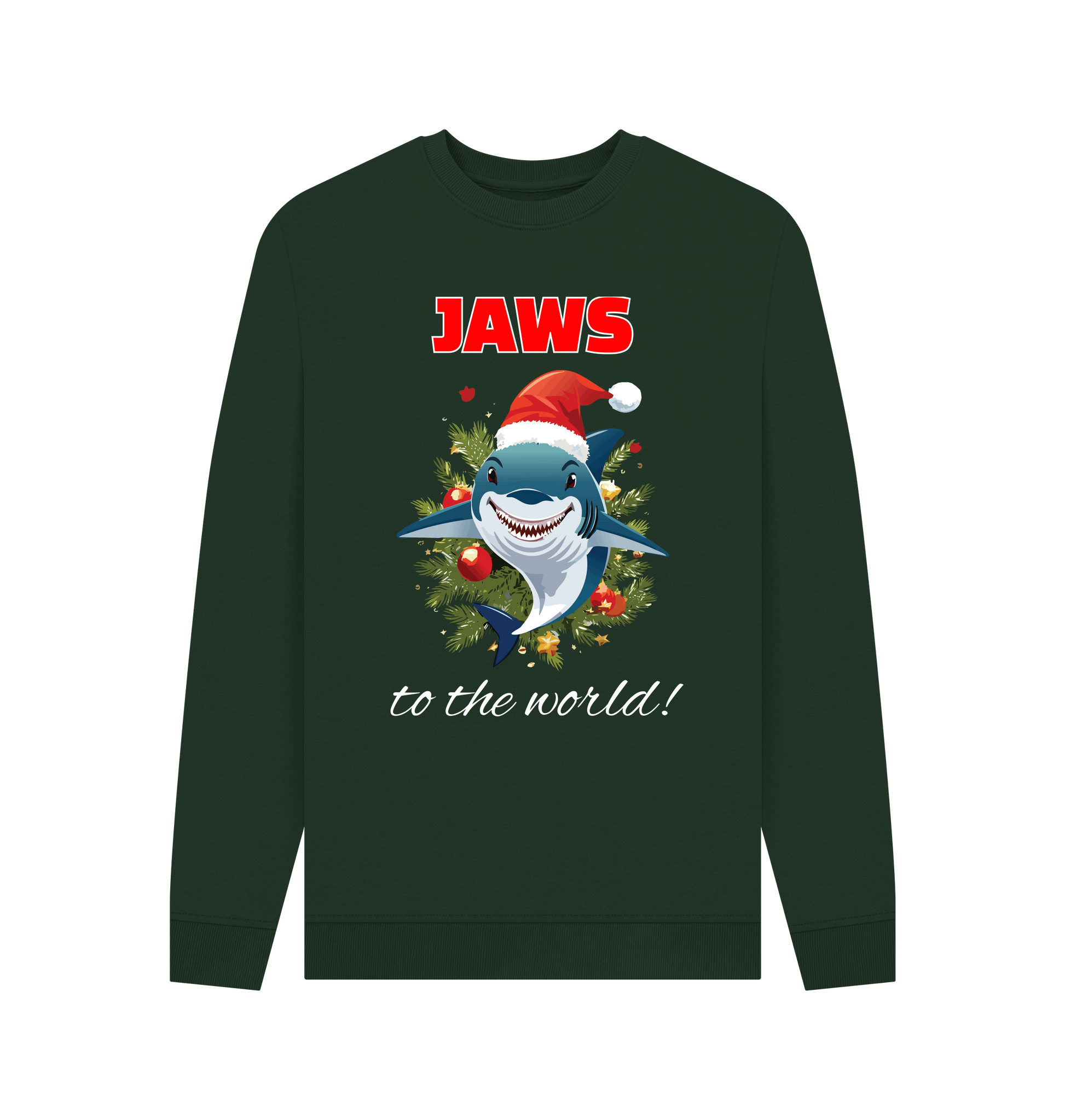 Evergreen Printed Sweater Front