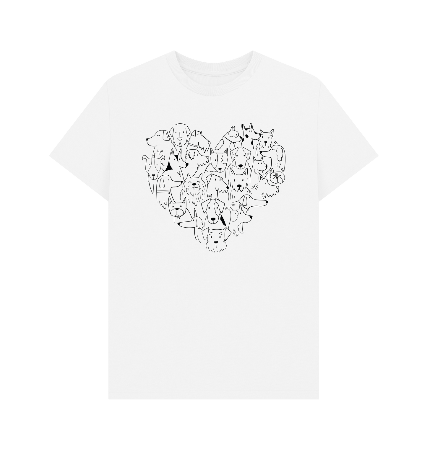White Printed T-shirt Front