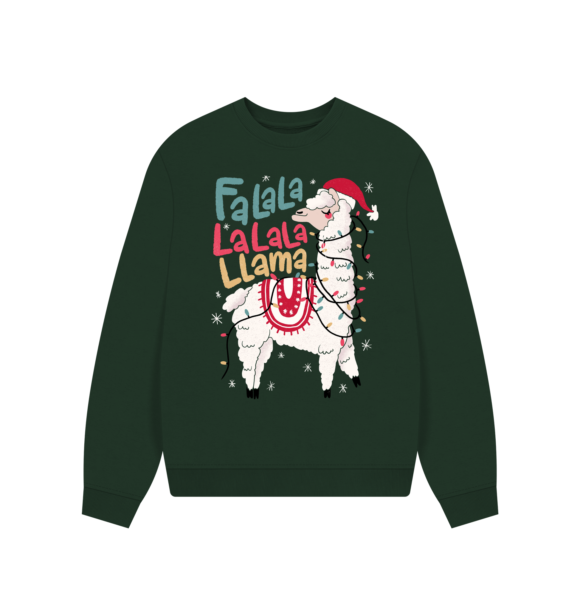 Evergreen Printed Sweater Front