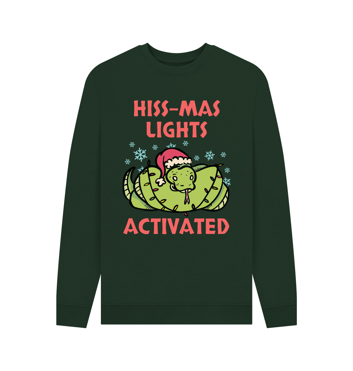 Evergreen Printed Sweater Front