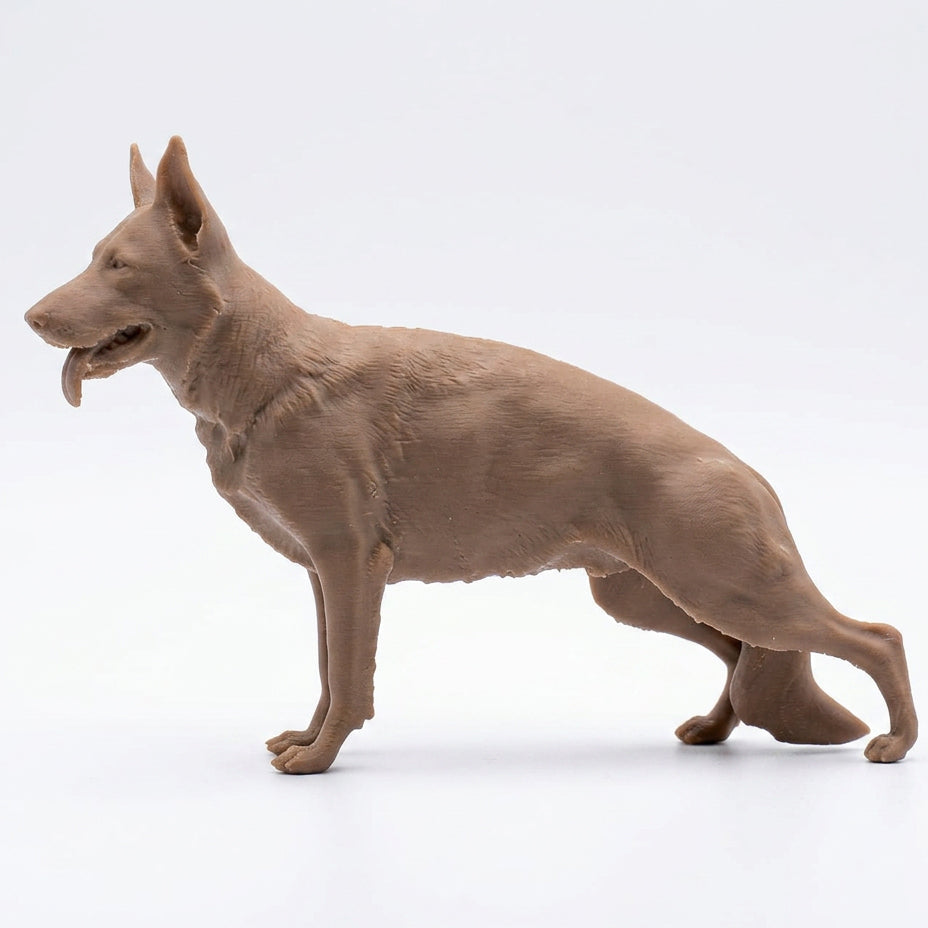 German Shepherd 3D Printed Pet Model