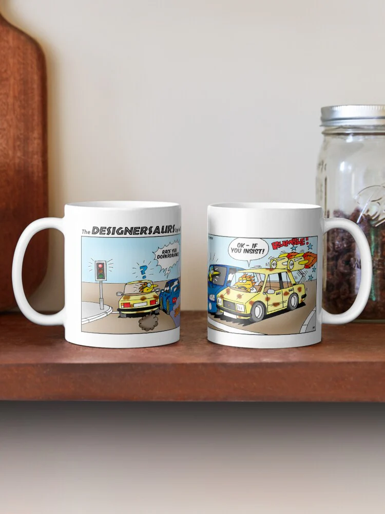 The Designersaurs ‘Race’ Webcomic Mug
